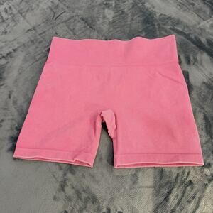 Joy Lab Women's Sz XL Pink Orange Stretch Workout Gym Shorts
